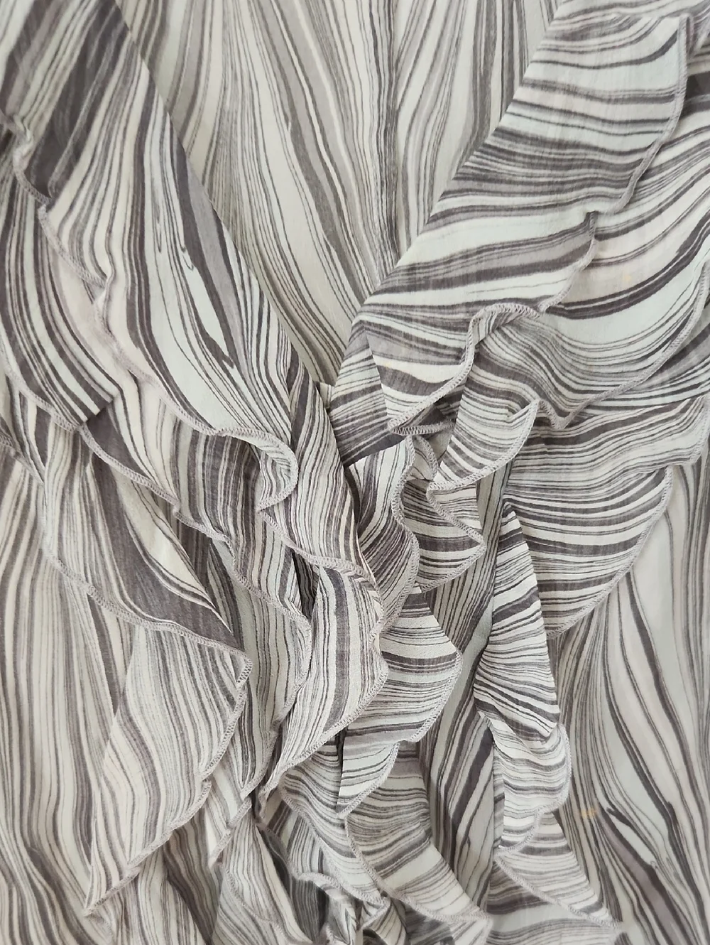Silk Ruffle Blouse - Picture 3 of 10